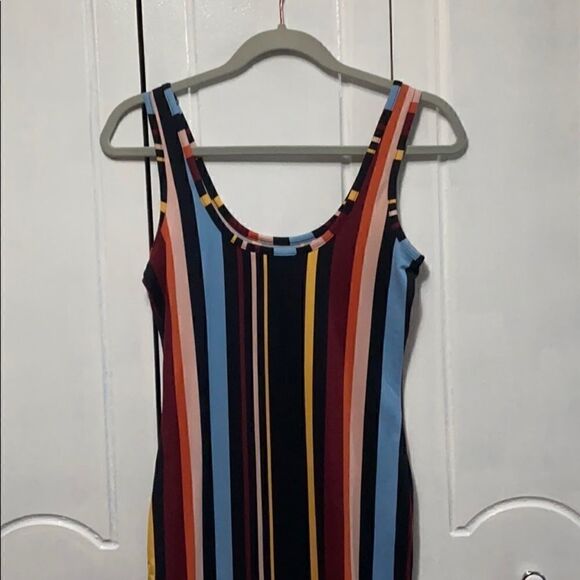 Full Circle Striped Tank Dress size Medium - Picture 4 of 7